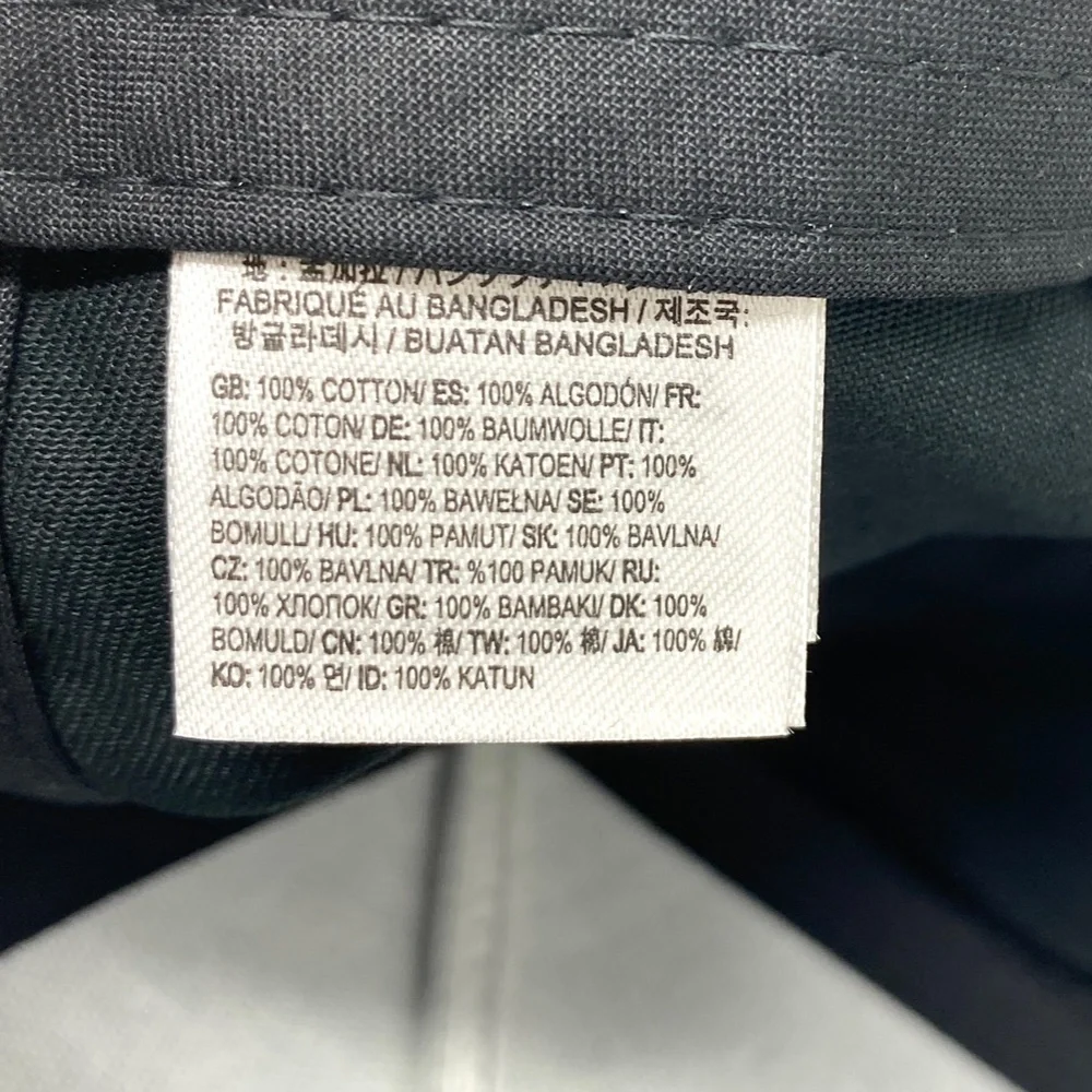 VANS Men’s Checkered Side Snapback Hat Cotton Black VN0A3I7AbLK - Picture 5 of 6